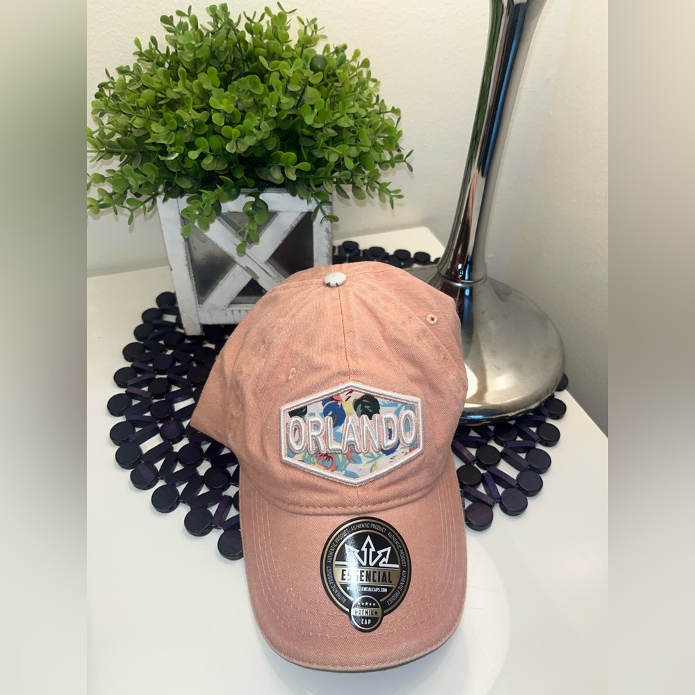 Orlando Florida Adult Baseball Palm Leaves Design Cap Brand New with tag